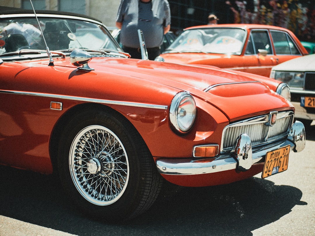 Photo Red sports car